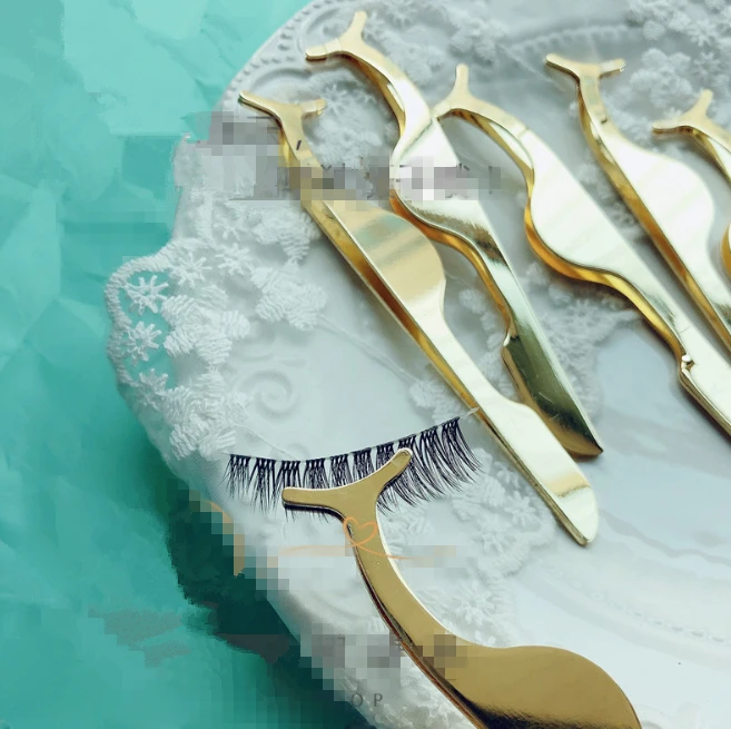 Customized Eyelash Tool 3D Mink Eyelashes With Tweezer, Eyelash Tweezers, Stainless Steel Individual Eyelash Tools