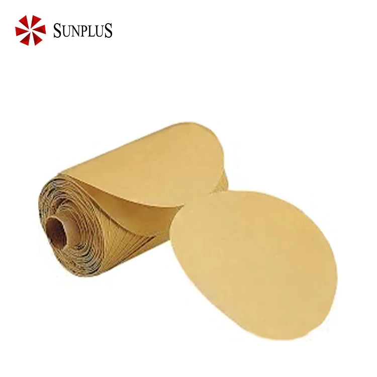 customized golden sand paper drum in abrasive tools for wet and dry