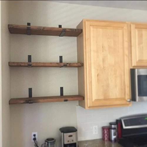Customized hidden floating wall shelf bracket, wall mounting bracket for kitchen and bathroom