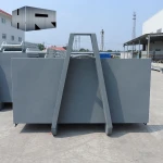 Customized hook lift Flat bed containers