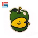 Customized Logo Size Hanging Paper Card Auto Perfume Lasting Fragrance Lemon Scented Car Air Freshener