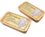 Customized metal slide top lipstick tin case lipblam packaging box