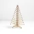 Import customized plywood laser cut wooden craft in small christmas tree shape from China