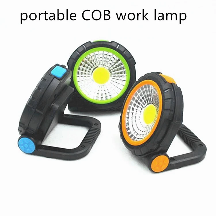 Customized Pressing-Switch Bedside Read-Book Table Lights Torch Powerful Round cob led Work Light Green led Flood Lights