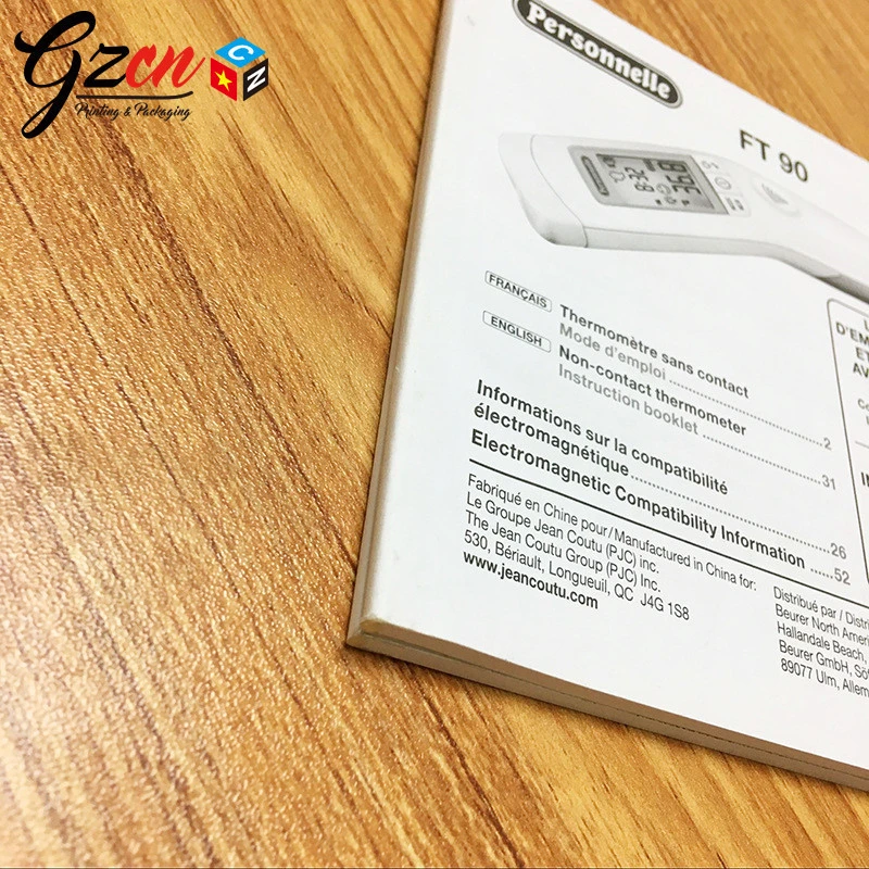 customized printing electronic products paper A5 instruction book