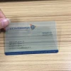Customized printing plastic transparent PVC business card