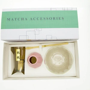 Customized Private Logo Available Matcha Ceremony Tea Set Matcha Accessories Gift Set
