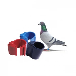 Customized RFID Racing Pigeon Foot Rings For Animal Tracking Management