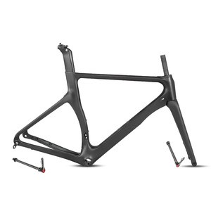 Customized Shenzhen bicycle factory 700C Disc carbon road Frames without logo
