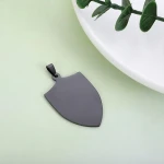 Customized Shield Shape Medium-Sized Dogs Pet Cat Name Stainless Steel Tags On the Pets Dog Cats Collar