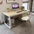 Import Customized size FR-MDF PD and iron material modern classic office desk furniture from China