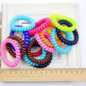 Cute Candy hot style multi-color hair jewelry headbands telephone line hair rope girls hair accessories