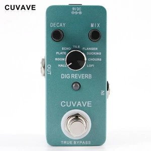 CUVAVE Shining Digital Reverb With 9 Reverb Types electric bass guitar electric guitar
