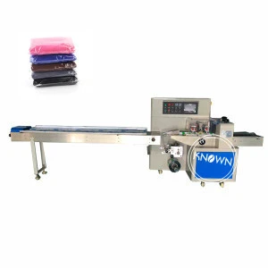 Daily necessities such as towels pillow type roll packing machine