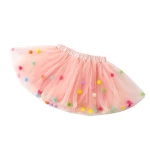 Dancewear Costume Dressup Princess Party Mini Skirt Pompom Dance Pettiskirt Ballet Stage Skirts Baby Tutu Tulle Skirts