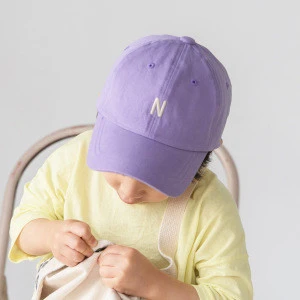 DE MARVI Children Toddler Basic N Embroidery Baseball Cap Boys Girls Cap High Quality Clothes Wholesale MADE IN KOREA