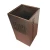 Import Decorative shopping mall stainless steel modern innovative container waste bin from China