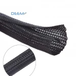 DEEM Self-closing Semi  PET braided split wrap sleeve