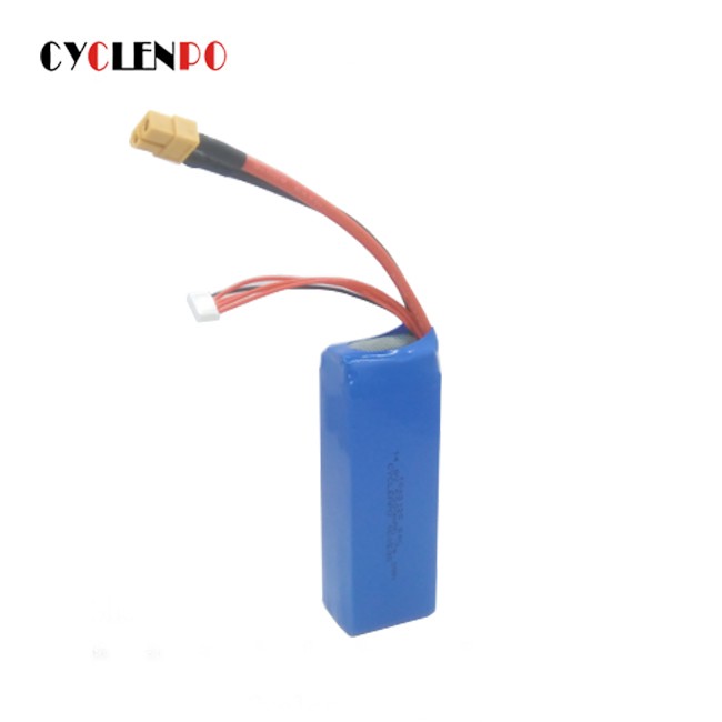 Deep Cycle Lithium  Polymer Battery 50C  Aircraft Rechargeable 22.2v 4800mahBattery Pack