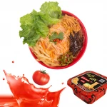 Deity Rice collagen Noodle Self-heating hotpot noodle instant tomato noodles