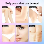Depilatory paper 9*18 cm Waxing Strips Ready-to-use color Double sided hair removal wax paper Leg Body Face arms depilatory wax