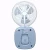 Import DF803 8 inch low price battery charger table fan with light from China