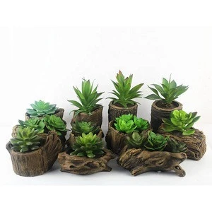 Different style cheap home decoration garden potted artificial plants