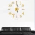 Import Digital modern DIY large acrylic wall clock 3D mirror surface sticker home office decor from China
