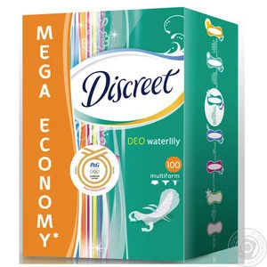 DISCREET 20PCS Deo Water Lily Panty Liners