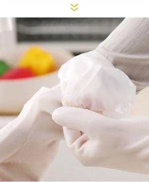 Dishwashing Gloves Durable Rubber Leather Waterproof Plastic Clothes Household Kitchen Cleaning gloves