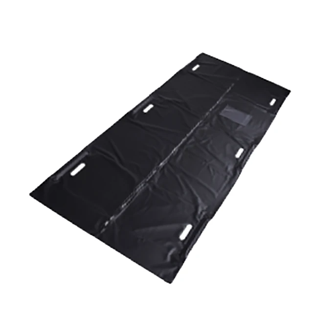 Disposable Black Waterproof PVC body bags for dead bodies