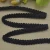 Import DIY Knitted Braid White Black Lace Ribbon Crocheted Sewing Decoration double 8-type 1cm Wide braided polyester lace trim from China