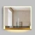 Import Double sides mirror doors high quality recessed wall mounted bathroom mirror cabinet from China