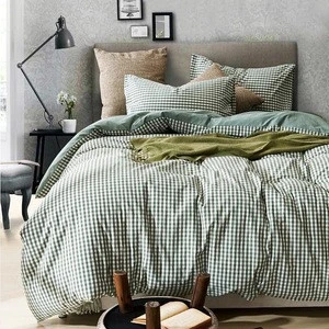 Duvet Cover Set Wholesale Home Textile 100 % Cotton Simple Design Bedding Set With Duvet Cover
