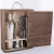 Import DX Stainless Steel 9 Pcs Cocktail Shaker Mixer Bartender Kit Bar Tools Set With Wood Box from China