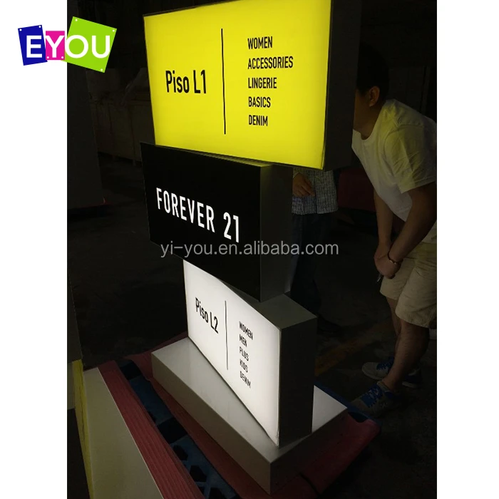 Easy installation LED light box display acrylic shadow box frames