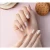 Easy to apply Winter nails sticker Non-toxic High Quality Nail wraps Real Gel nail strips nail polish strips Korean wholesale