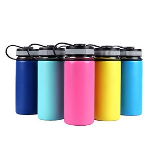 Eco-Friendly 300ml-1000ml stainless steel vacuum flask with BPA free cap double wall insulated sport water bottle