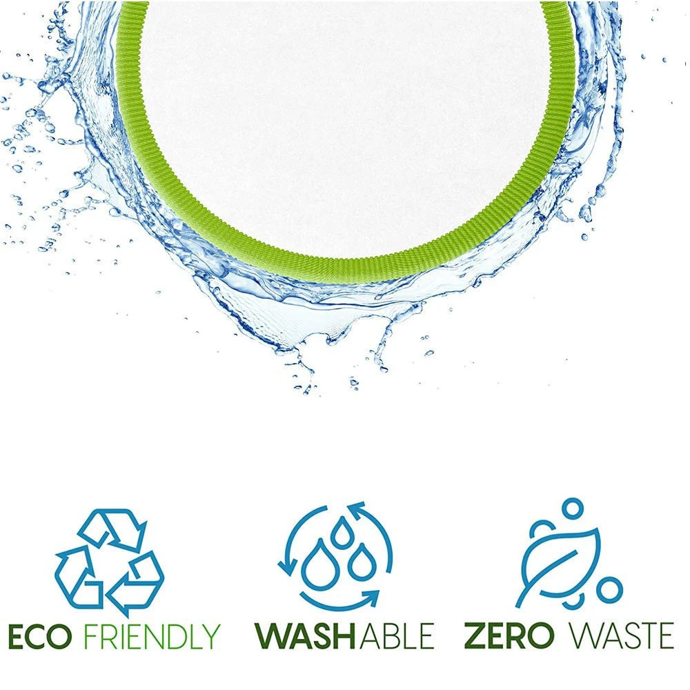Eco friendly Facial Clean Cotton Rounds Mesh Laundry Bag Bamboo Storage Jar Reusable Makeup Remover Pads