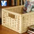Import Eco friendly handmade wooden woven shelf bamboo materi storage bins storage box with liner customizable from China