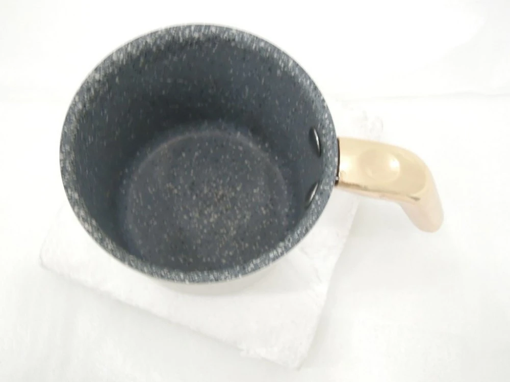eco golden color handle 11pcs ollas marble coating fry pan cooking pot aluminum cookware sets