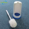 EcoClean Plastic Slim Compact Bathroom Toilet Bowl Brush and  Hideaway Holder
