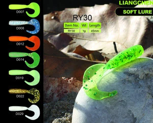 Eight Claws Fishing Lure Worm 45mm 1g Bass Soft Silicon Worm bass fishing lures