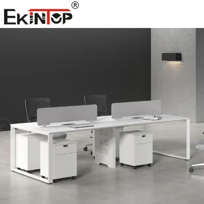 Ekintop Small Affordable Office Partitions Desk for 2 People