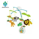 Electric Bed Bell Baby Mobile Crib Kid Toy Plastic Animal Rattles