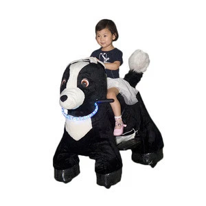 electric dog kiddie ride on toy animal for mall