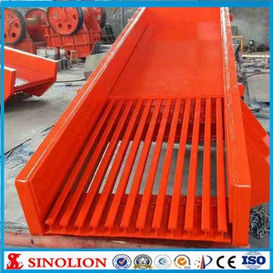 Electric motor automatic rotary laboratory mining grizzly vibrating feeder price for stone sand crushing plant