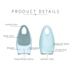 Electric silicone face brush massager OEM custom face mask brush Deep Pore Cleaning face brush