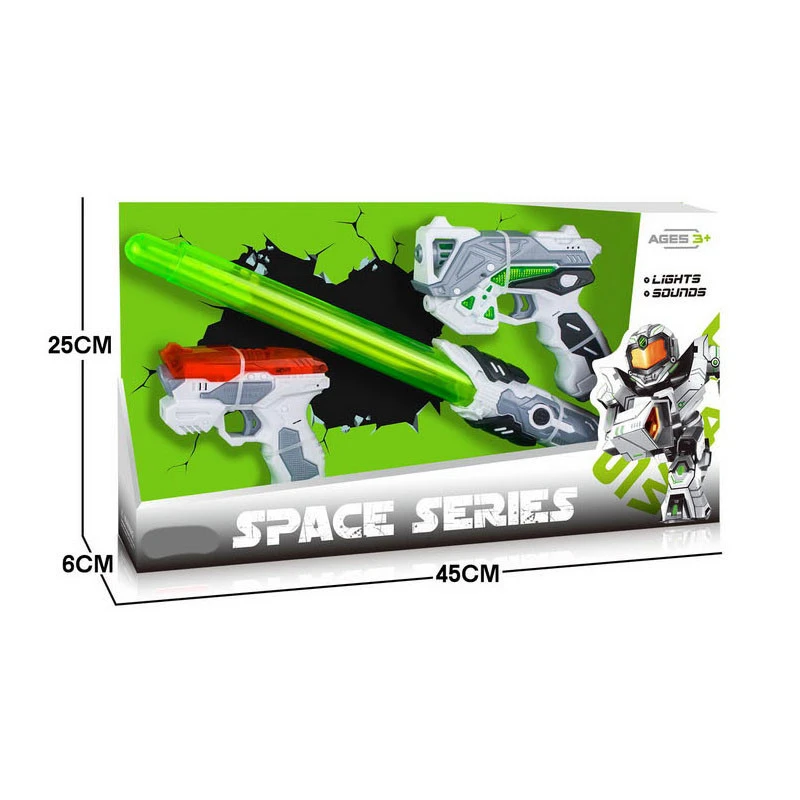 Electronic Lasertag 1PCS Space Guns and Weapons Army /1pcs Projection Space Gun Toy / 1pc Space Laser Sword Stick Toys