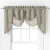 Import Elegant Clipped Jacquard valance curtain patterns With an Attached Sheer Swag from China
